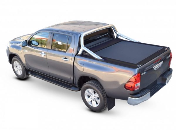 TOYOTA HILUX REVO 2016+ mit OEM Überrollbügel D/C SOT 13161 black matt Laderaumabdeckung