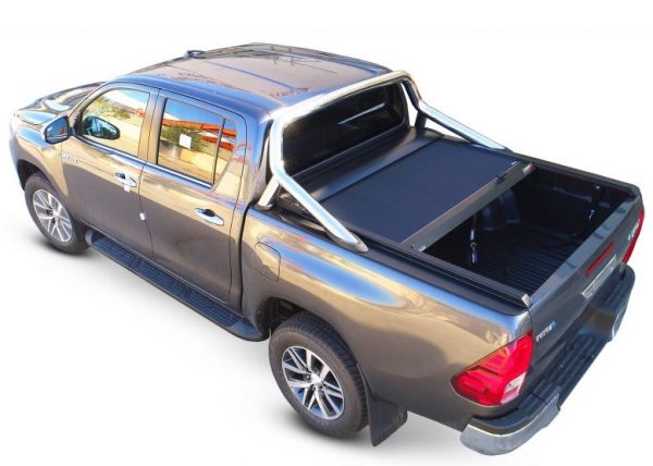 TOYOTA HILUX REVO 2016+ mit OEM Überrollbügel D/C SOT 13161 black matt Laderaumabdeckung
