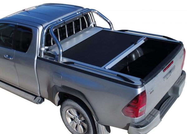 TOYOTA HILUX VIGO Space Cab 03/2005-2016 SOT 1303 Aluminium eloxiert Laderaumabdeckung