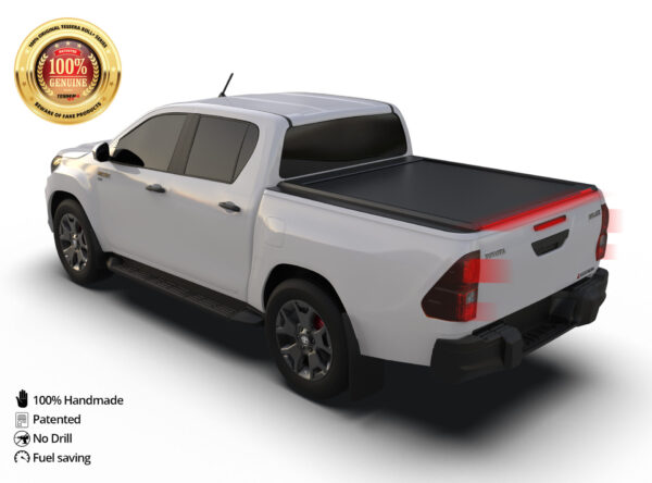 Tessera4x4 Roll+ Laderaumabdeckung "Basic" für Toyota Hilux Revo 2016+ TESS 1416 ROLL black matt