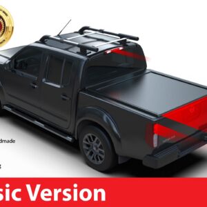 Tessera Roll+ Laderaumabdeckung “Basic” für Nissan Navara D40 (SHORTBED 156cm) D/C Double Cab TESS 140 ROLL black matt