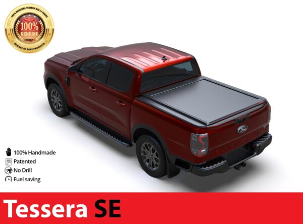 Laderaumabdeckung Rollverdeck Tessera SE manuell für Ford Ranger T6.2 (P703) 2023+ D/C TESS 15061 SE black matt