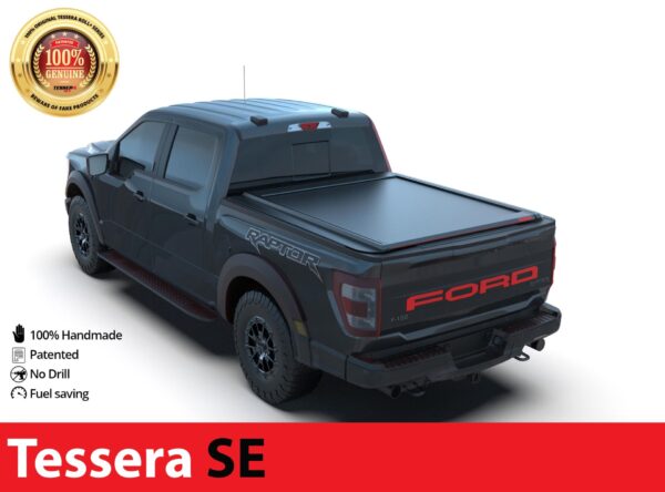Laderaumabdeckung Rollverdeck Tessera SE manuell für Ford Ranger F-150 2021+ double cab D/C TESS 15211 SE black matt