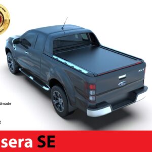 Laderaumabdeckung Rollverdeck Tessera SE manuell für Ford Ranger Wildtrak S/C ab 2012+ & 2016+ & 2020+ TESS 1508 SE black matt