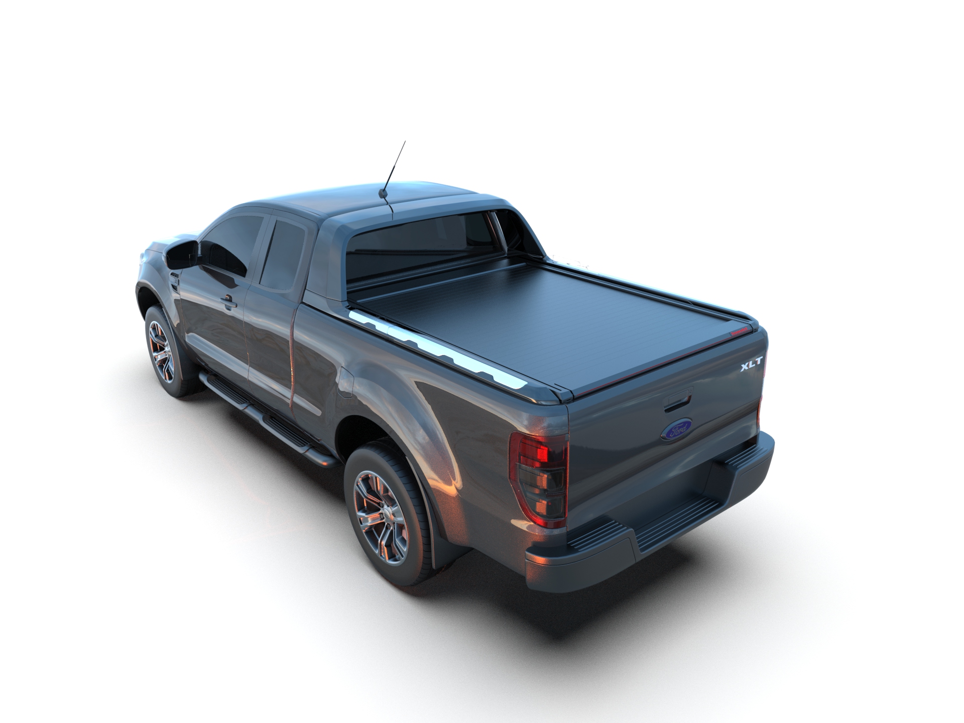 Laderaumabdeckung Rollverdeck Tessera SE manuell für Ford Ranger Wildtrak S/C ab 2012+ & 2016+ & 2020+ TESS 1508 SE black matt