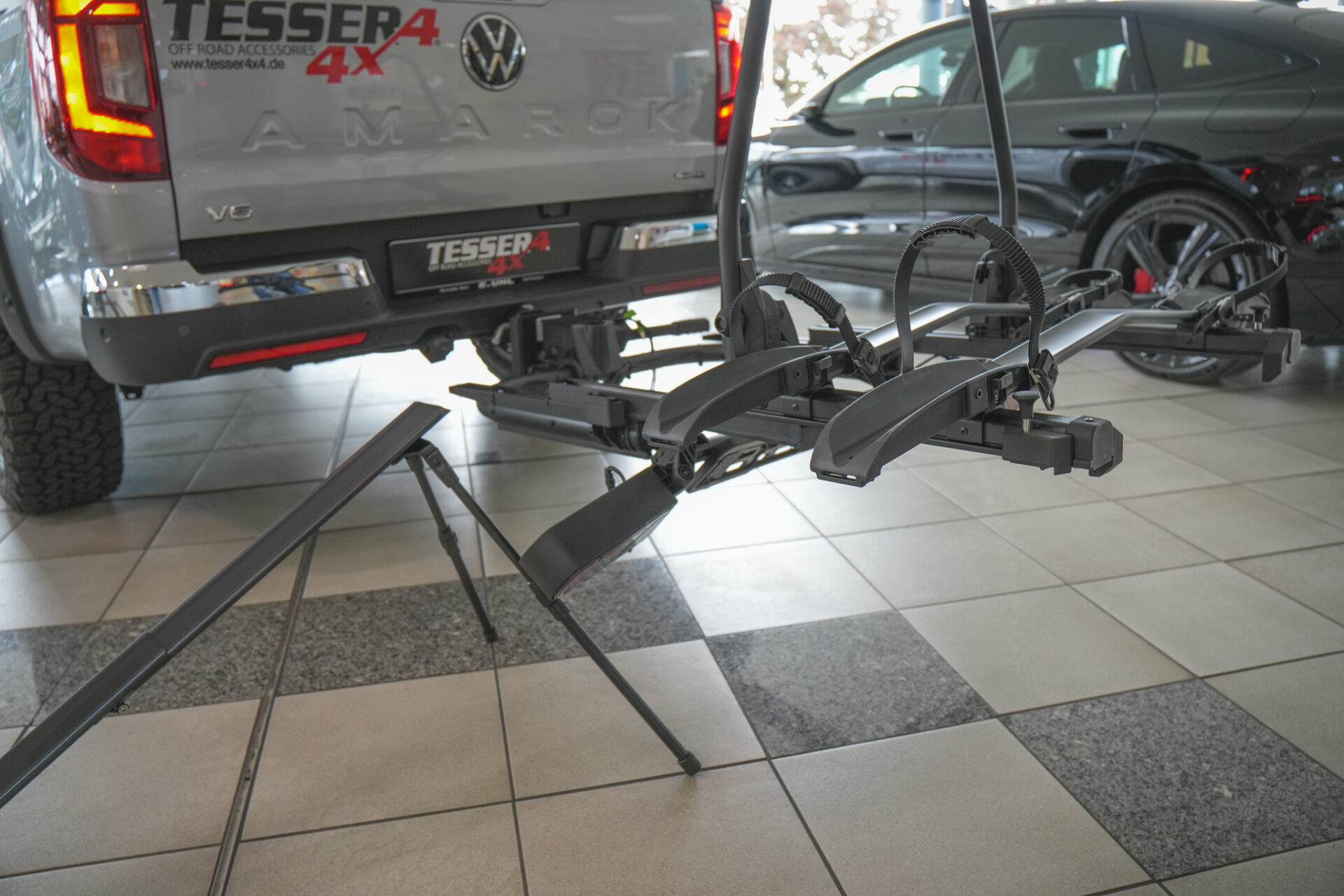 E-bike - bicicletta portabiciclette gancio traino estensibile per 2 biciclette per tutte le auto con gancio di traino - immagine 6