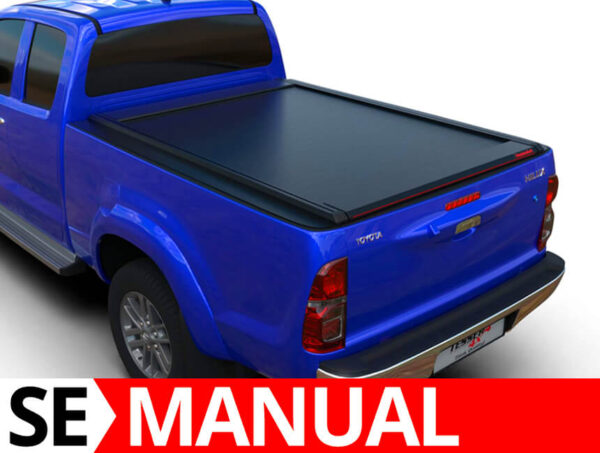 Laderaumabdeckung Rollverdeck Tessera SE manuell für Toyota Hilux (Vigo) '03-2005->'06-2016 S/C TESS 1503 SE black matt