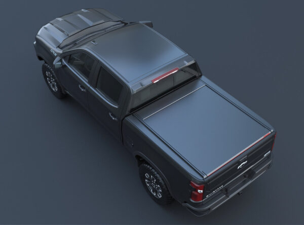 Laderaumabdeckung Rollverdeck Tessera SE manuell für Chevrolet Silverado 2023+ D/C TESS 1525 SE black matt