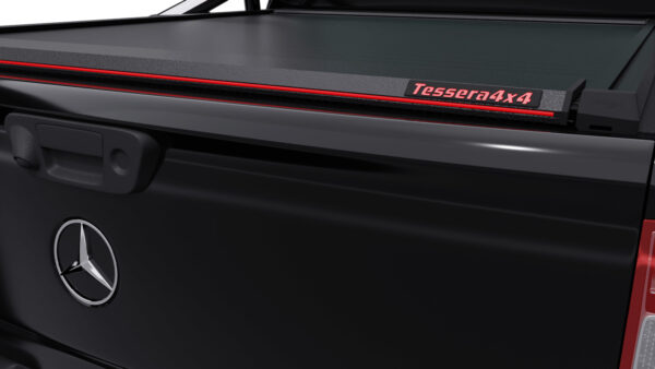 Tessera Roll+ Laderaumabdeckung Rollverdeck "Basic" für Mercedes X-Klasse 2021+ DC (Double cab) mit OEM Rolllbar