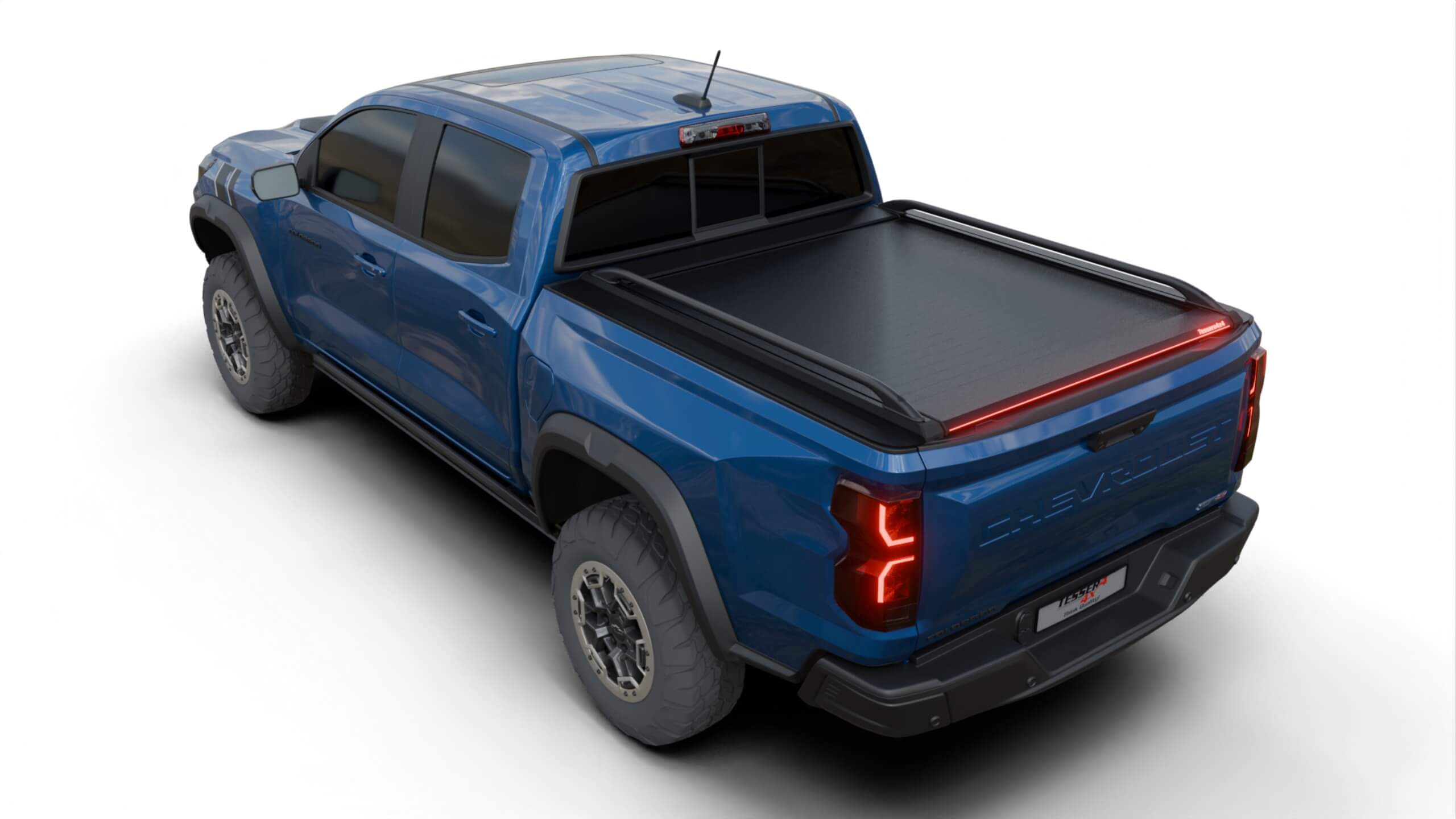 colorado_kou150cover Tessera Roll+ Laderaumabdeckung Rollverdeck manuell "Basic" für Chevrolet Colorado 2023+ short box crew cab
