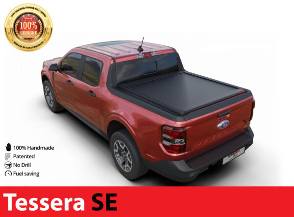 Laderaumabdeckung Rollverdeck Tessera SE manuell für Ford Maverick 2022+ SuperCrew TESS 1539 SE black matt