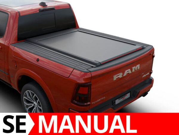 Laderaumabdeckung Rollverdeck Tessera SE manuell für Dodge RAM RamBox 2019+ Short Bed 5.7' feet (1500, 1500 TRX & 1500 CLASSIC) D/C TESS 15240 SE black matt