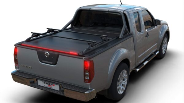 Tessera Roll+ Laderaumabdeckung Rollverdeck "Basic" für Nissan Navara D40 Extrakagine TESS 1403 ROLL black matt