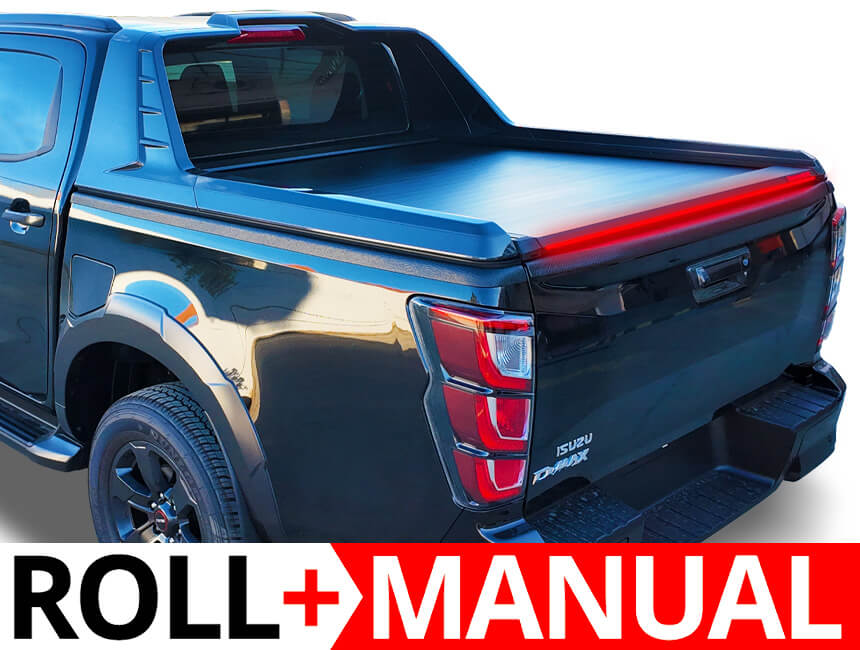 Tessera Roll+ Laderaumabdeckung Rollverdeck "Basic" für ISUZU D-Max 2025+ DC (Double cab) mit OEM Rollbar (NEU Version) Tessera Roll+ Laderaumabdeckung Rollverdeck "Basic" für ISUZU D-Max 2025+ DC (Double cab) mit OEM Rollbar (NEU Version)
