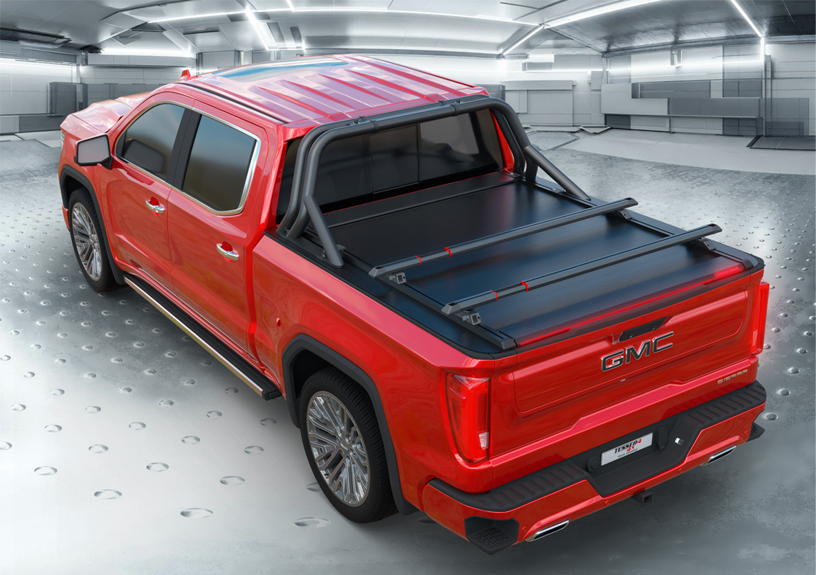 Tessera Bar+ 2in1 Dachträger Reling BAR002US black matt für USA Pickup Tessera Bar+ 2in1 Dachträger Reling BAR002US black matt für USA Pickup