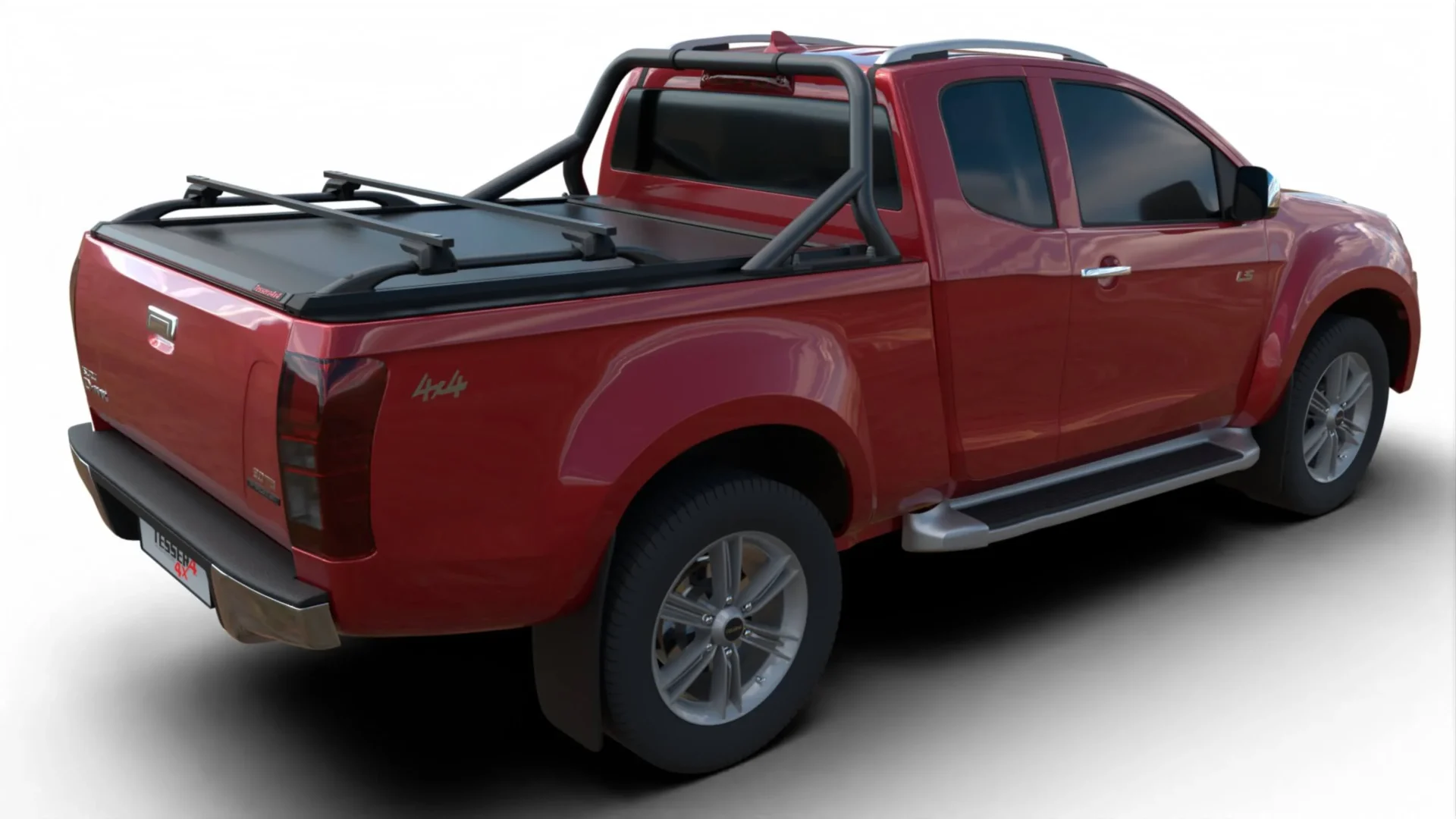 Laderaumabdeckung Rollverdeck Tessera SE manuell für ISUZU D-Max 2012-2020 S/C TESS 1505 SE black matt Laderaumabdeckung Rollverdeck Tessera SE manuell für ISUZU D-Max 2012-2020 S/C TESS 1505 SE black matt