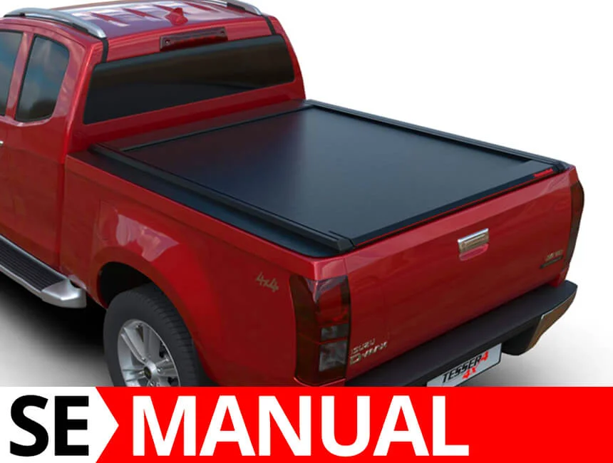 Laderaumabdeckung Rollverdeck Tessera SE manuell für ISUZU D-Max 2012-2020 S/C TESS 1505 SE black matt Laderaumabdeckung Rollverdeck Tessera SE manuell für ISUZU D-Max 2012-2020 S/C TESS 1505 SE black matt