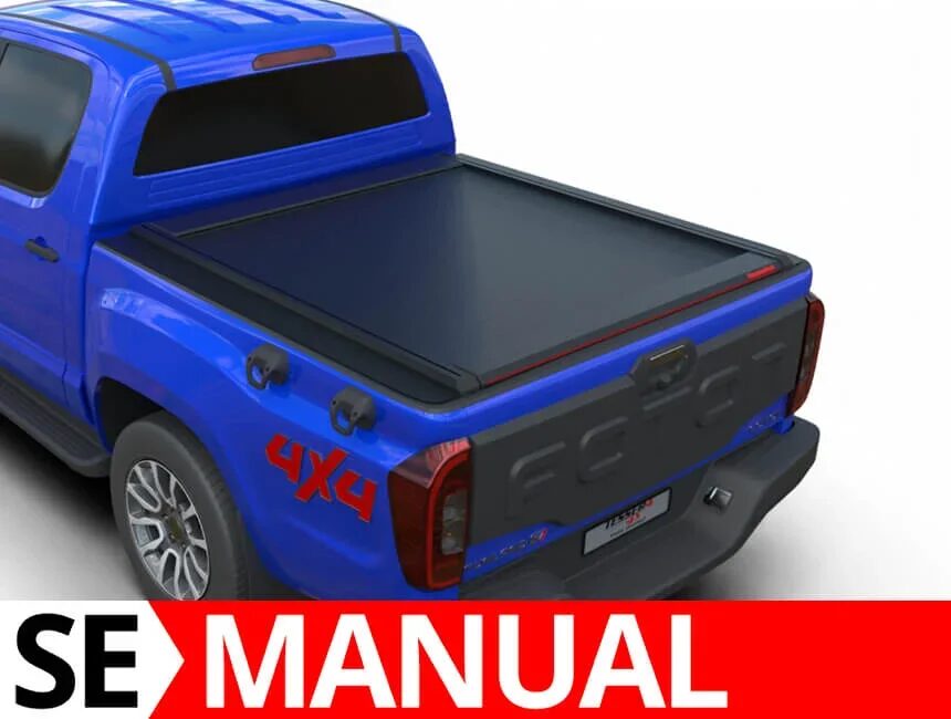 Foton Tunland V9 2024+_SE Laderaumabdeckung Rollverdeck Tessera SE manuell für Foton Tunland V9 2024+ TESS 1543 SE black matt