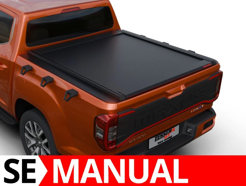 Laderaumabdeckung Tessera SE Maxus T60 T90 EV Laderaumabdeckung Rollverdeck Tessera SE manuell für Maxus T60 / T90 EV D/C TESS 1545 SE black matt