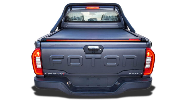Tessera Roll+ Laderaumabdeckung Rollverdeck manuell "Basic" für Foton Tunland G7 2019+  mit OEM Rollbar TESS 14401 ROLL black matt