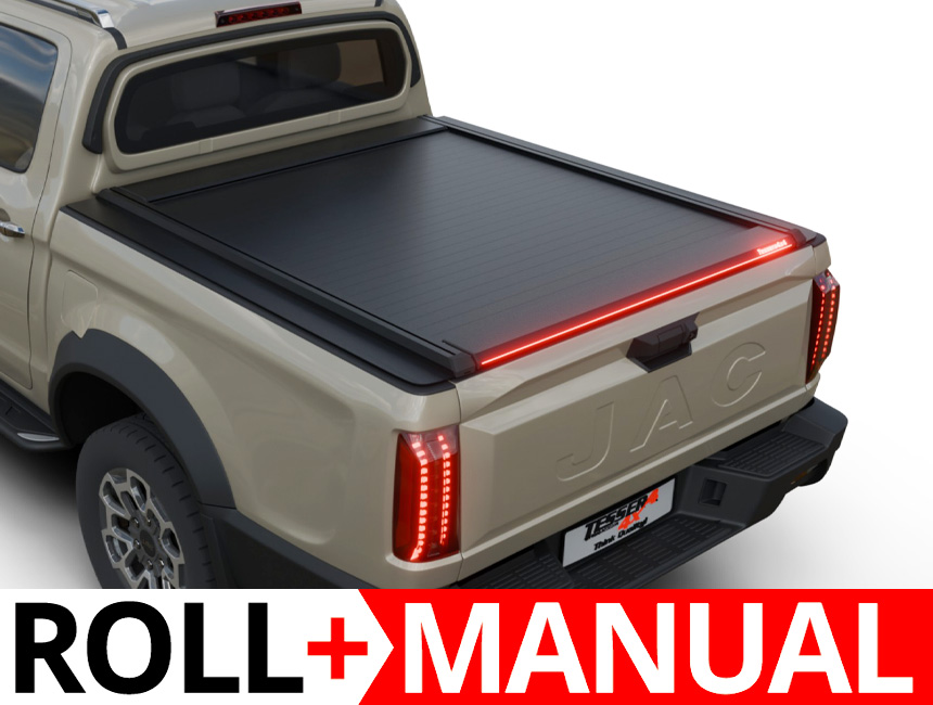 jac t9 roll+ Tessera Roll+ Laderaumabdeckung Rollverdeck "Basic" manuell für Jac T9 EV 2025+ DC (Double cab)