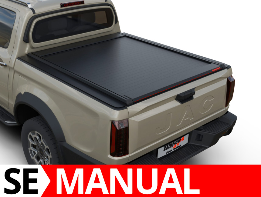 jac t9 roll+SE Laderaumabdeckung Rollverdeck Tessera SE manuell für Jac T9 EV D/C TESS 1544 SE black matt