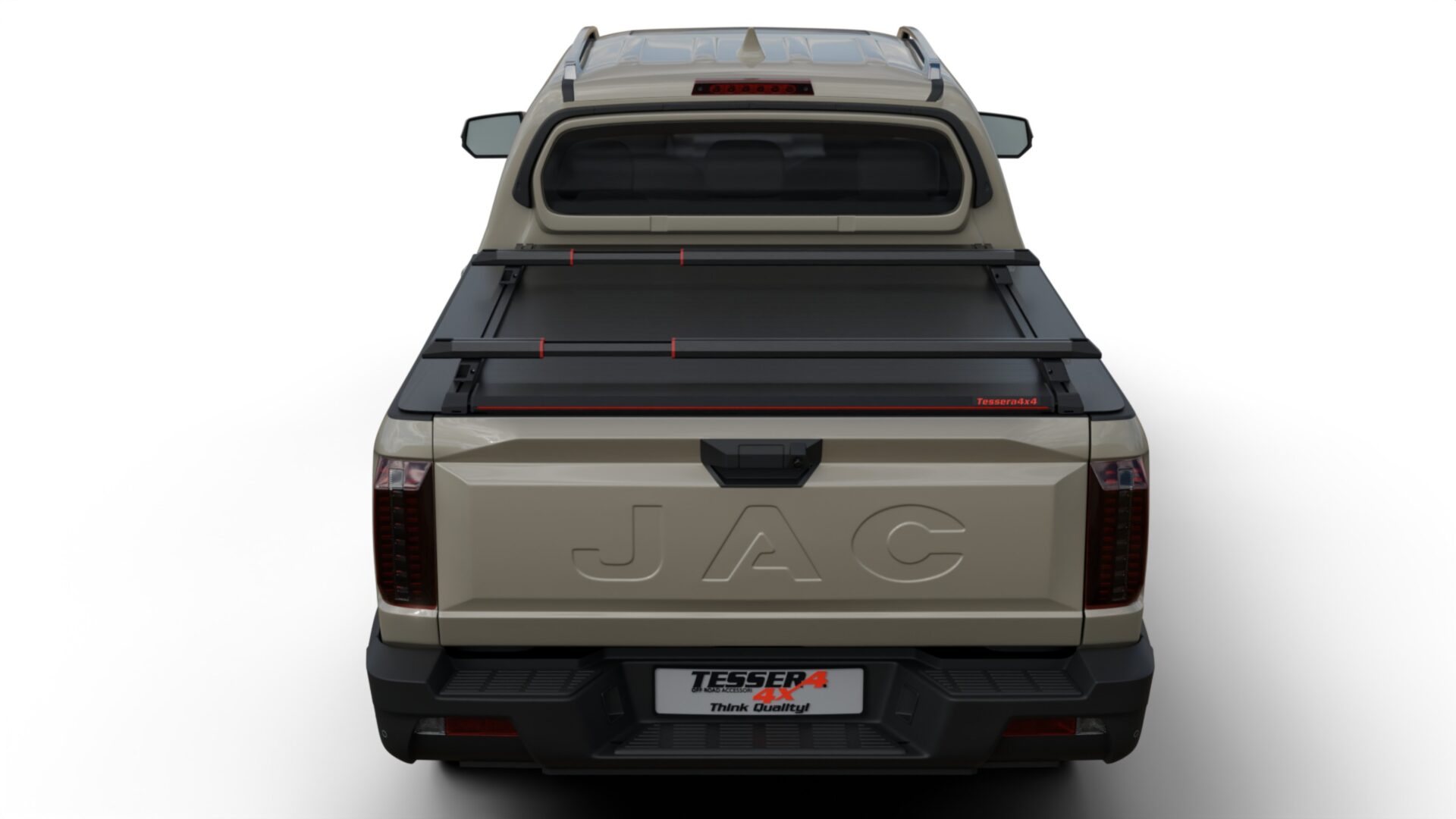 jac_t9_rear_bar_se Laderaumabdeckung Rollverdeck Tessera SE manuell für Jac T9 EV D/C TESS 1544 SE black matt