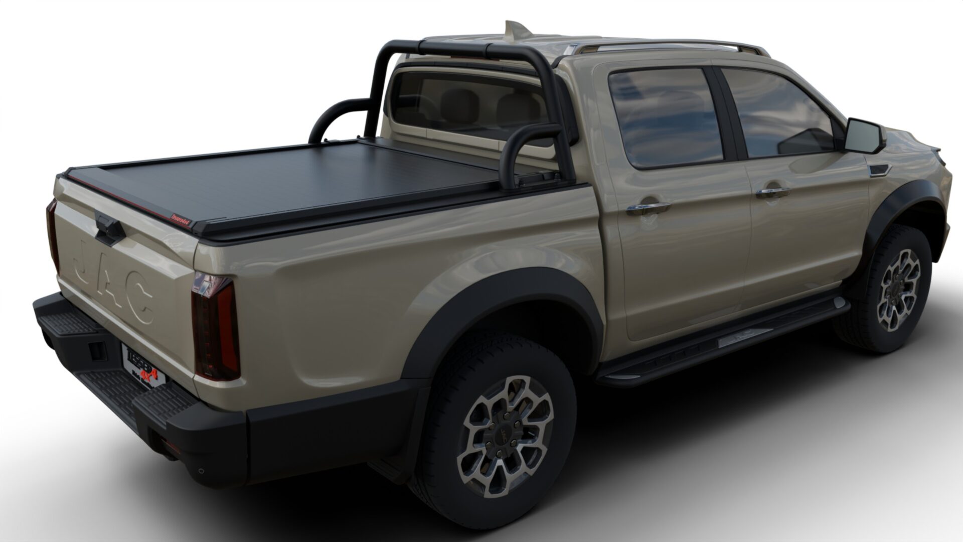 jac_t9_rear_right_406_se Laderaumabdeckung Rollverdeck Tessera SE manuell für Jac T9 EV D/C TESS 1544 SE black matt