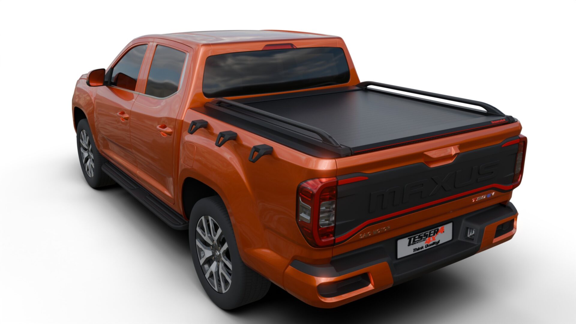 rear_left_kou_150_se Laderaumabdeckung Rollverdeck Tessera SE manuell für Maxus T60 / T90 EV D/C TESS 1545 SE black matt