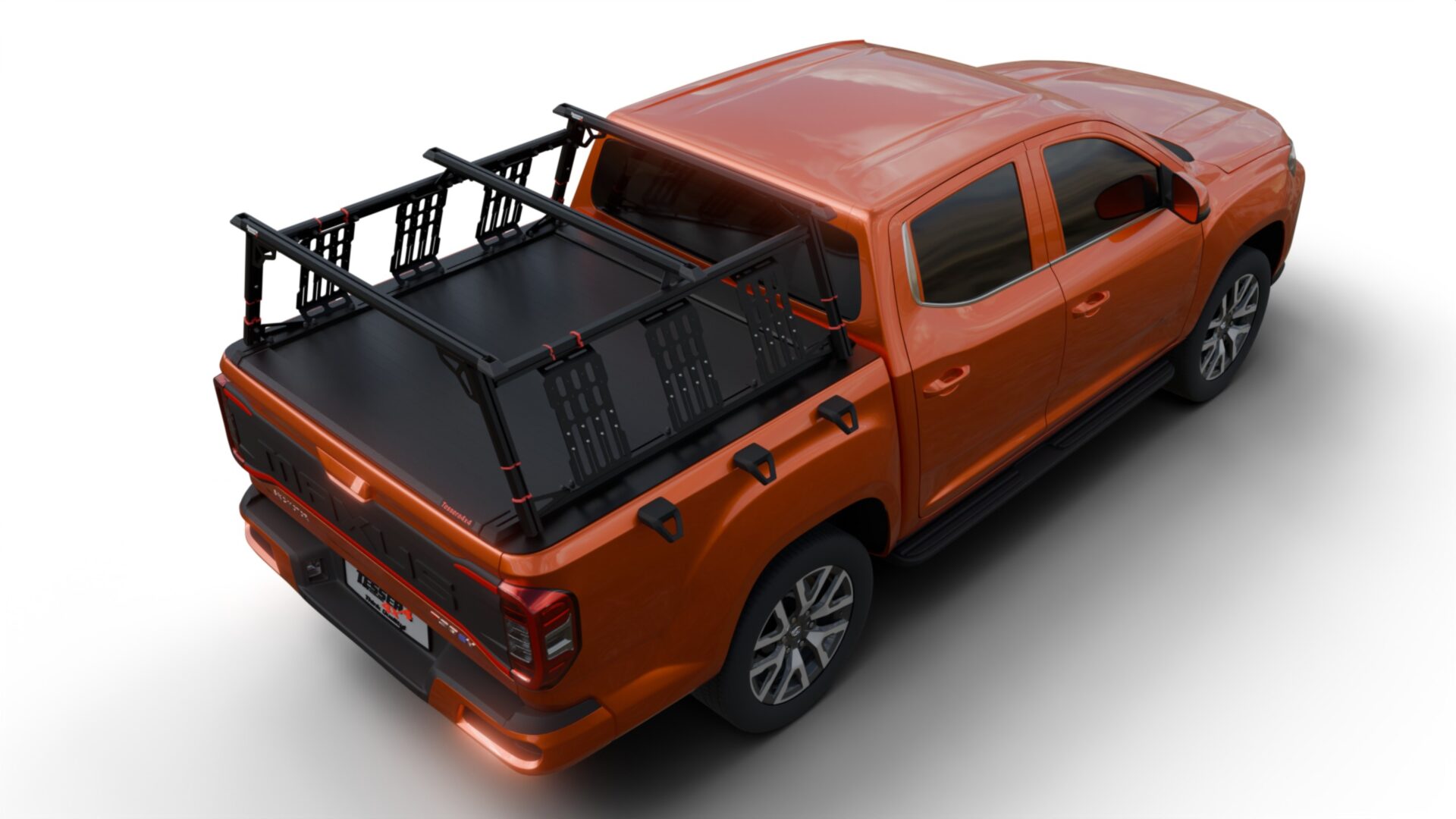 top_right_tower_plas_se Laderaumabdeckung Rollverdeck Tessera SE manuell für Maxus T60 / T90 EV D/C TESS 1545 SE black matt