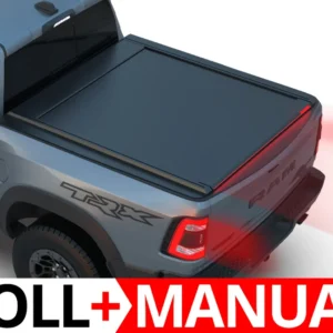 Tessera Roll+ Laderaumabdeckung Rollverdeck manuell "Basic" für Dodge RAM 1500 2009-2018 Long Bed 8' feet TESS 1453 ROLL black matt
