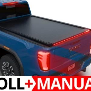 Tessera Roll+ Laderaumabdeckung Rollverdeck "Basic" manuell für GMC Sierra 2500 / 3500 HD 2015-2019 standard bed 6.6´ feet TESS 1447 ROLL black matt 