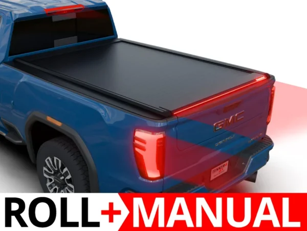 Tessera Roll+ Laderaumabdeckung Rollverdeck "Basic" manuell für GMC Sierra 2500 / 3500 HD 2015-2019 standard bed 6.6´ feet TESS 1447 ROLL black matt 