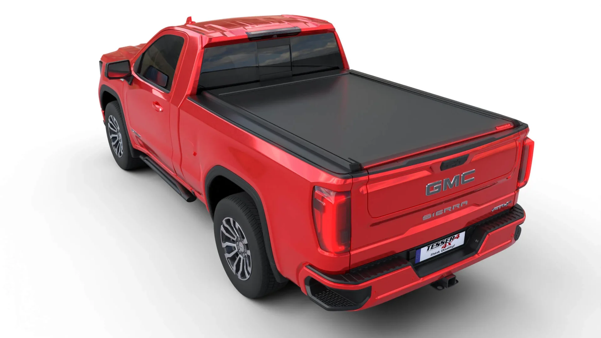 002 Tessera Roll+ Laderaumabdeckung Rollverdeck "Basic" manuell für GMC Sierra 1500 2014-2018 long bed 8´ feet TESS 1451 ROLL black matt