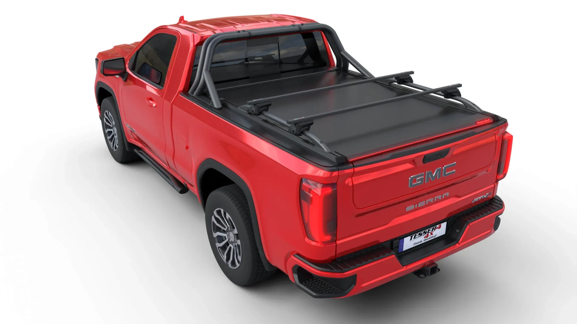 003 Tessera Roll+ Laderaumabdeckung Rollverdeck "Basic" manuell für GMC Sierra 1500 2014-2018 long bed 8´ feet TESS 1451 ROLL black matt