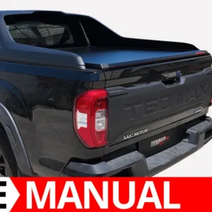 Laderaumabdeckung Rollverdeck Tessera SE manuell für Maxus T60 MAX PLUS D/C mit OEM rollbar TESS 15451 SE black matt