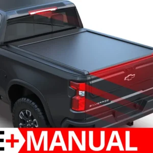 Laderaumabdeckung Rollverdeck Tessera SE+ manuell für Chevrolet Silverado 2019+ short bed 5,8´ feet TESS 1625 SE+ black matt