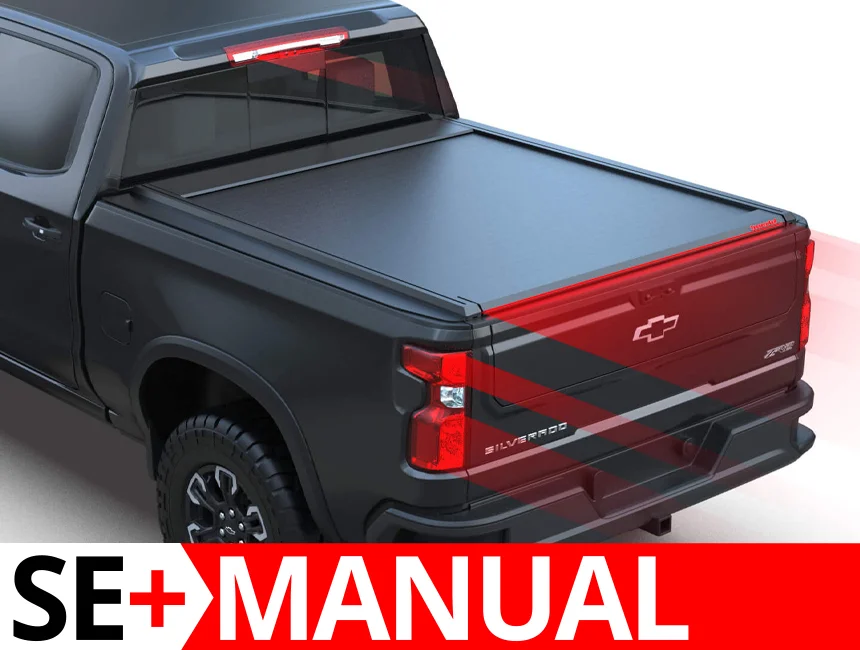 Laderaumabdeckung Tessera SE+ Chevrolet Silverado 1500 2019+ Short Bed (5.8 feet) 001 Laderaumabdeckung Rollverdeck Tessera SE+ manuell für Chevrolet Silverado 2019+ short bed 5,8´ feet TESS 1625 SE+ black matt
