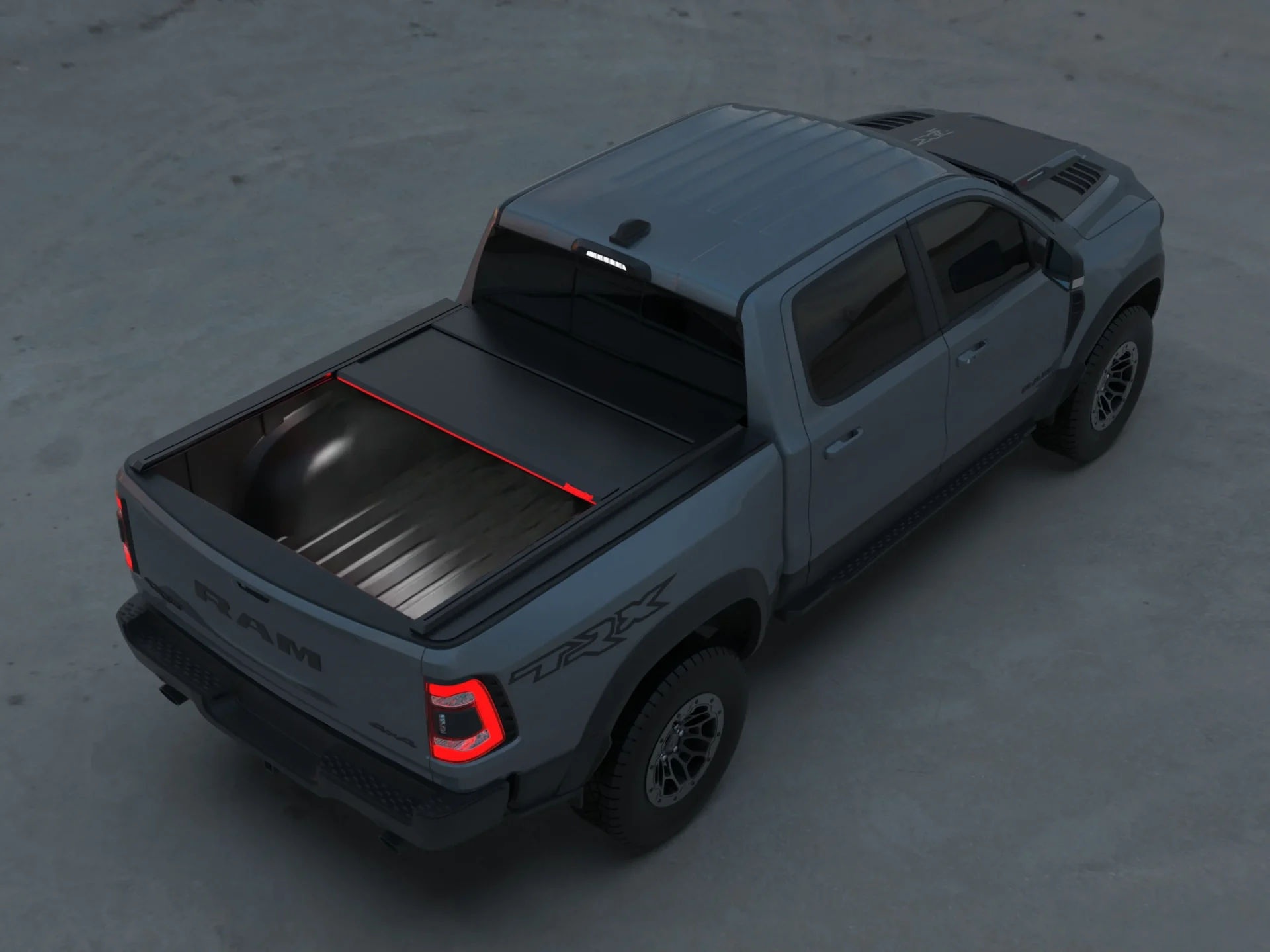 Laderaumabdeckung Tessera SE+ Dodge Ram 2019+ (1500 - 1500 TRX - 1500 CLASSIC) Short Bed (5.7 feet) 008 Laderaumabdeckung Rollverdeck Tessera SE+ manuell für Dodge RAM (1500, 1500 TRX & 1500 CLASSIC) 2019+ Short Bed 5.7 feet D/C TESS 1624 SE+ black matt