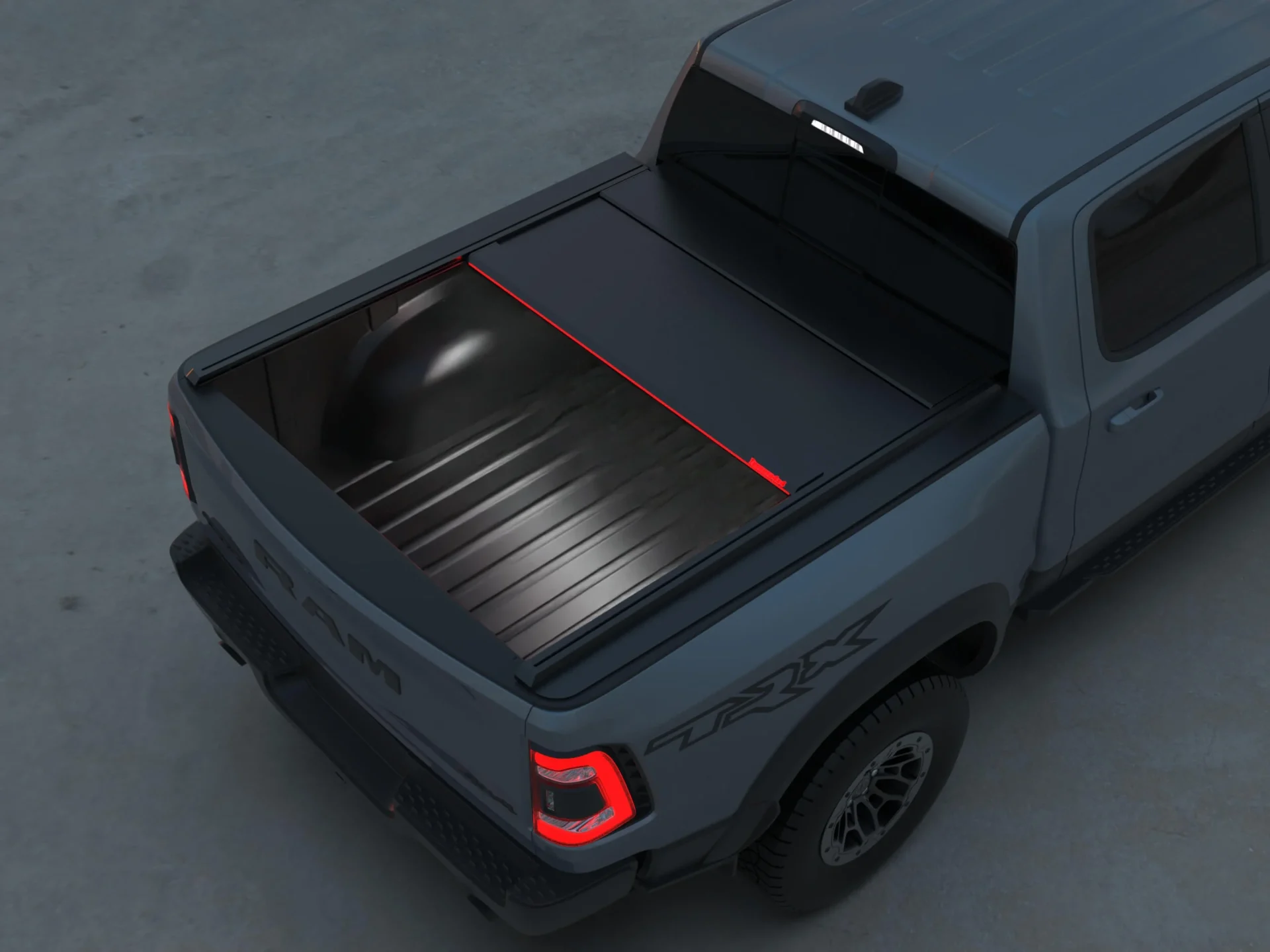Laderaumabdeckung Tessera SE+ Dodge Ram 2019+ (1500 - 1500 TRX - 1500 CLASSIC) Short Bed (5.7 feet) 010 Laderaumabdeckung Rollverdeck Tessera SE+ manuell für Dodge RAM (1500, 1500 TRX & 1500 CLASSIC) 2019+ Short Bed 5.7 feet D/C TESS 1624 SE+ black matt