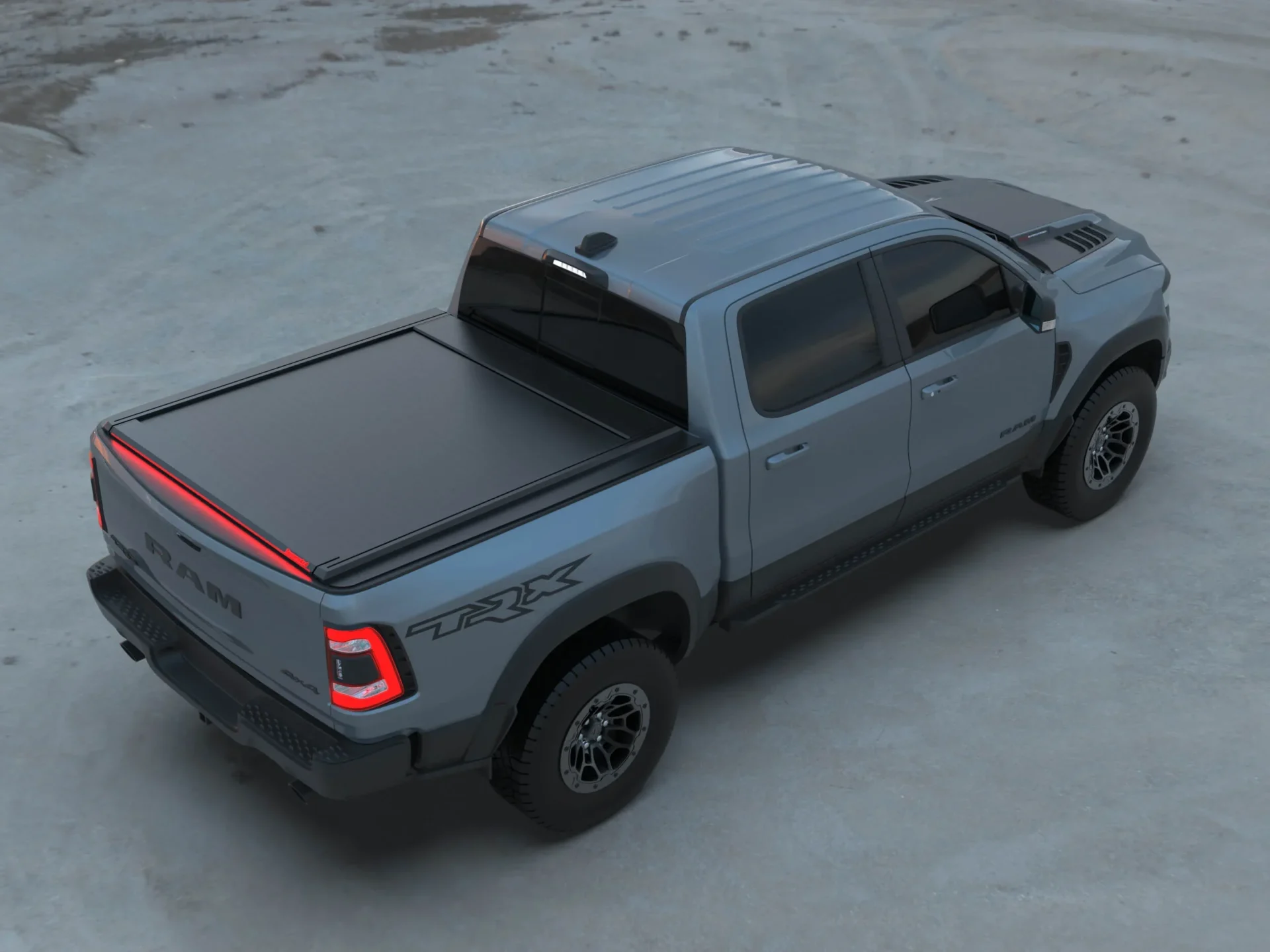 Laderaumabdeckung Rollverdeck Tessera SE+ manuell für Dodge RAM 2500 / 3500 2019+ Long Bed 8 feet TESS 16381 SE+ black matt