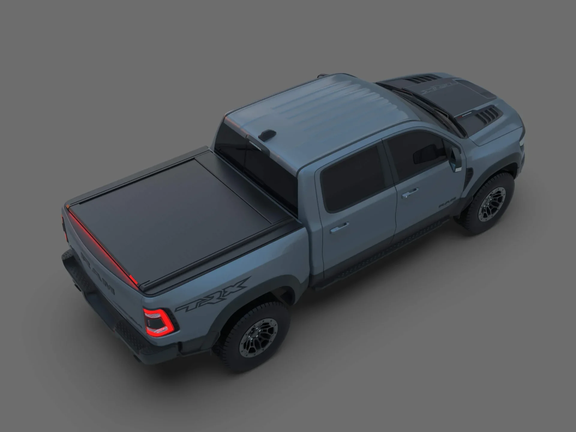 Laderaumabdeckung Rollverdeck Tessera SE+ manuell für Dodge RAM 2500 / 3500 2019+ Long Bed 8 feet TESS 16381 SE+ black matt