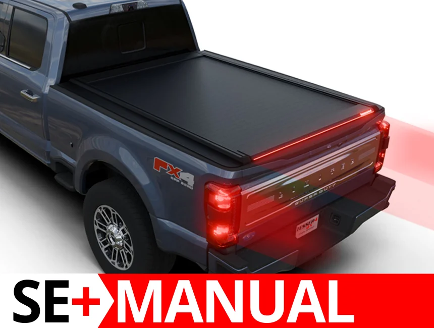 Laderaumabdeckung Rollverdeck Tessera SE+ manuell für Ford F-250 / F-350 2023+ bed size 8 feet double cab D/C TESS 16321 SE+ black matt