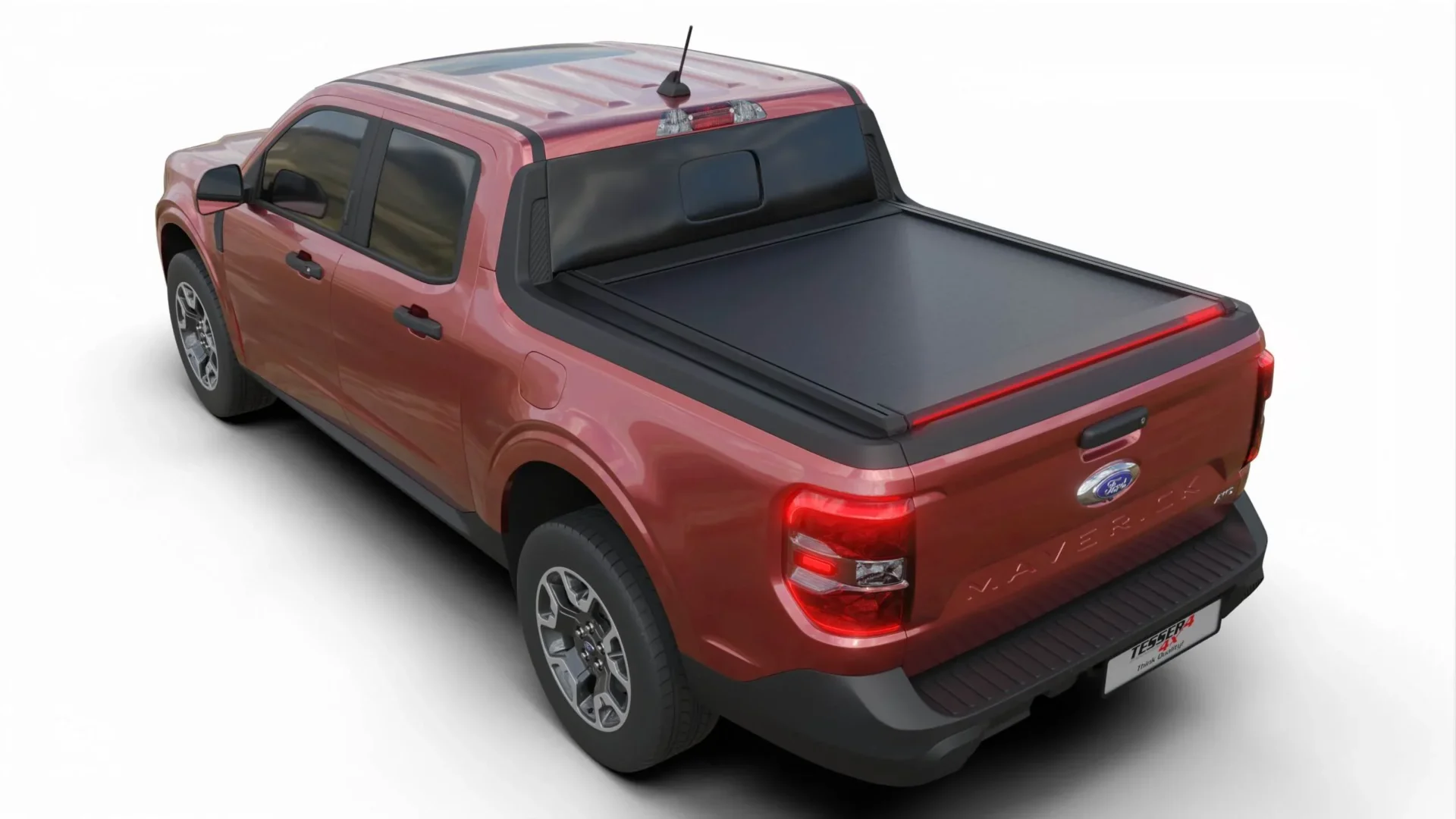 Laderaumabdeckung Tessera SE+ Ford Maverick 2022+ 005 Laderaumabdeckung Rollverdeck Tessera SE+ manuell für Ford Maverick 2022+ 4.5 feet TESS 1639 SE+ black matt