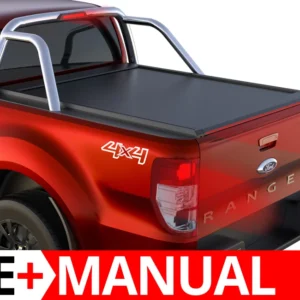 Laderaumabdeckung Rollverdeck Tessera SE+ manuell für Ford Ranger Limited D/C ab 2012-2022 TESS 1606 SE+ black matt