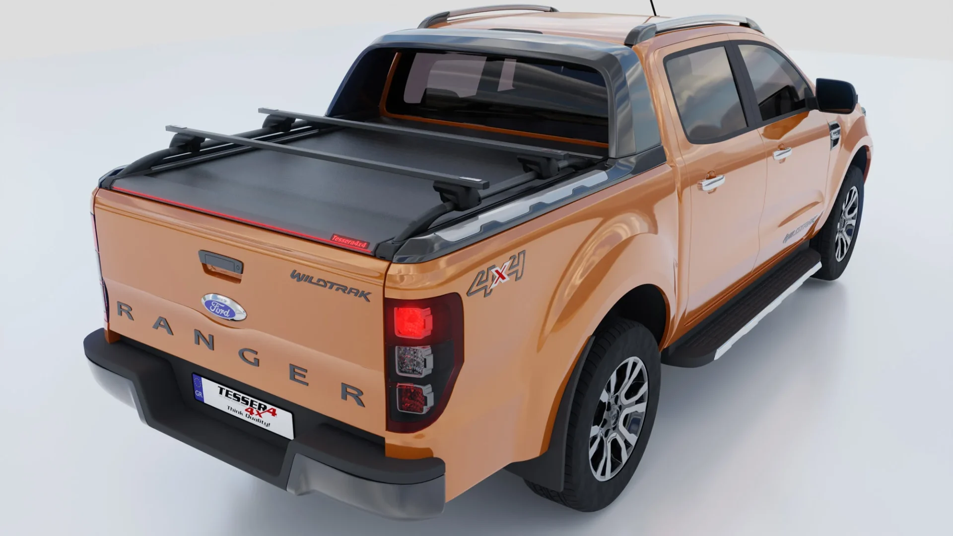 Laderaumabdeckung Tessera SE+ Ford Ranger 2012-2022 WILDTRAK 006 Laderaumabdeckung Rollverdeck Tessera SE+ manuell für Ford Ranger Wildtrak D/C ab 2012-2022 TESS 1608 SE+ black matt