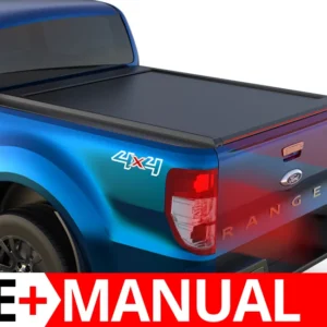 Laderaumabdeckung Rollverdeck Tessera SE+ manuell für Ford Ranger XL/XLT D/C ab 2012-2022 TESS 1606 SE+ black matt
