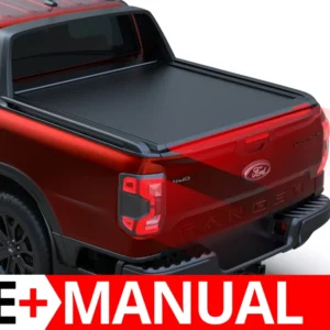 Laderaumabdeckung Rollverdeck Tessera SE+ manuell für Ford Ranger (P703) Wildtrack PHEV 2023+ D/C TESS 16081 SE+ black matt