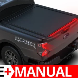 Laderaumabdeckung Rollverdeck Tessera SE+ manuell für Ford Ranger (P703) Raptor 2023+ D/C TESS 16061 SE+ black matt