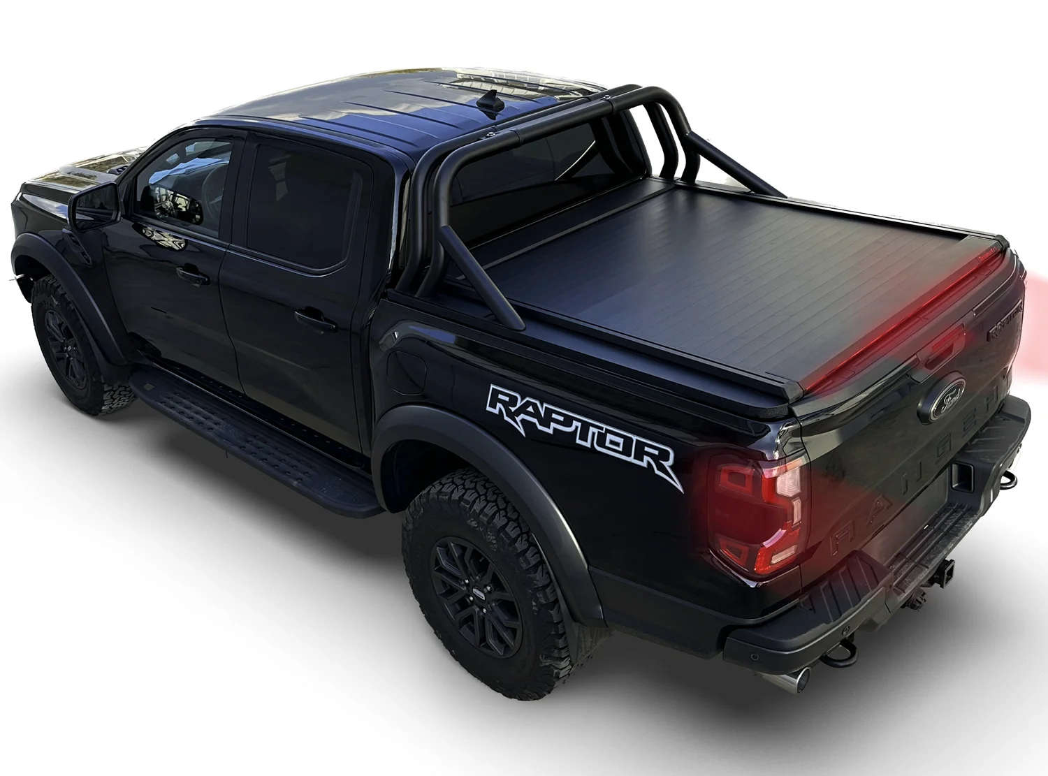 Laderaumabdeckung Tessera SE+ Ford Ranger (P703) 2023+ PHEV 008 Laderaumabdeckung Rollverdeck Tessera SE+ manuell für Ford Ranger (P703) PHEV 2023+ D/C TESS 16062 SE+ black matt